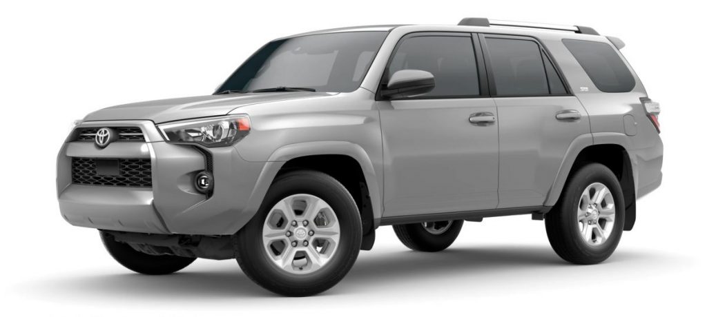 2022モデル4RUNNER SR5 Premiumグレード シルバーカラー サイドビュー