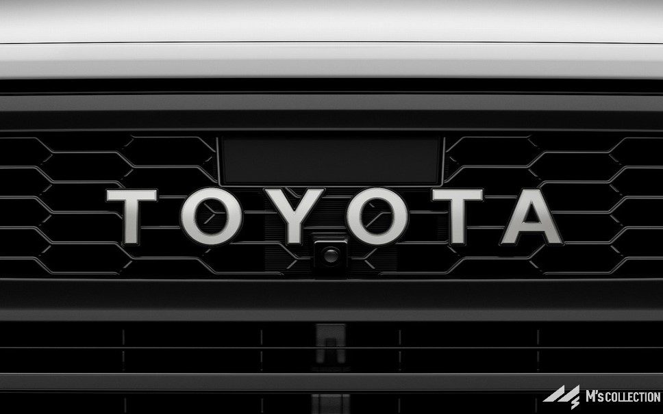 GRスポーツ専用のTOYOTAグリルアップ
