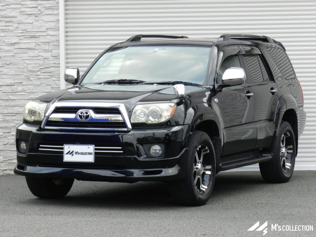 HILUX SURF SSR-X Limited ブラック フロントクォーターからの外観