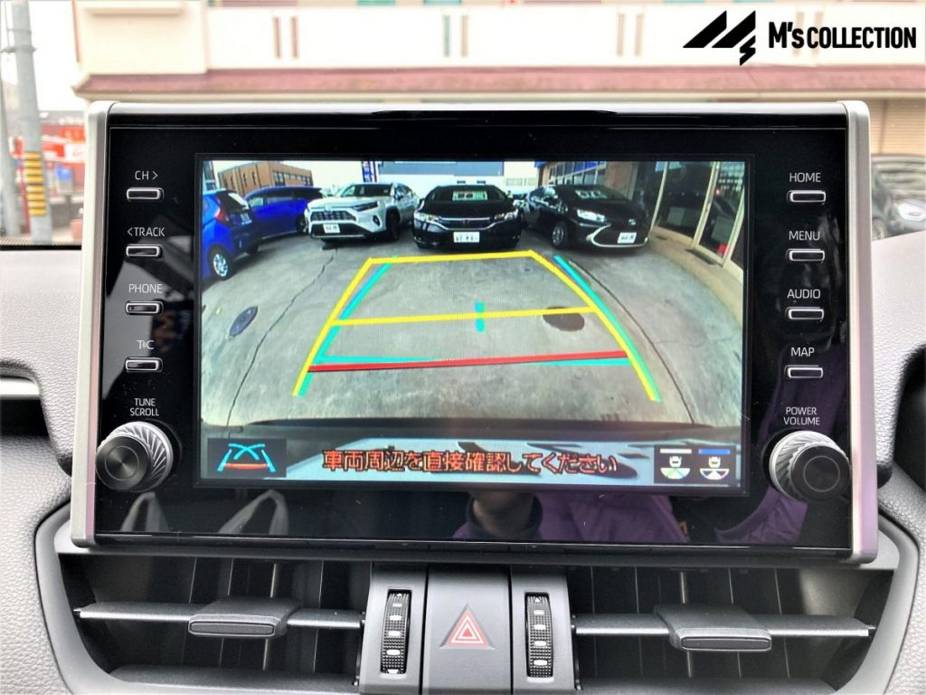 RAV4アドベンチャー バックガイドモニター リアカメラガイド線表示