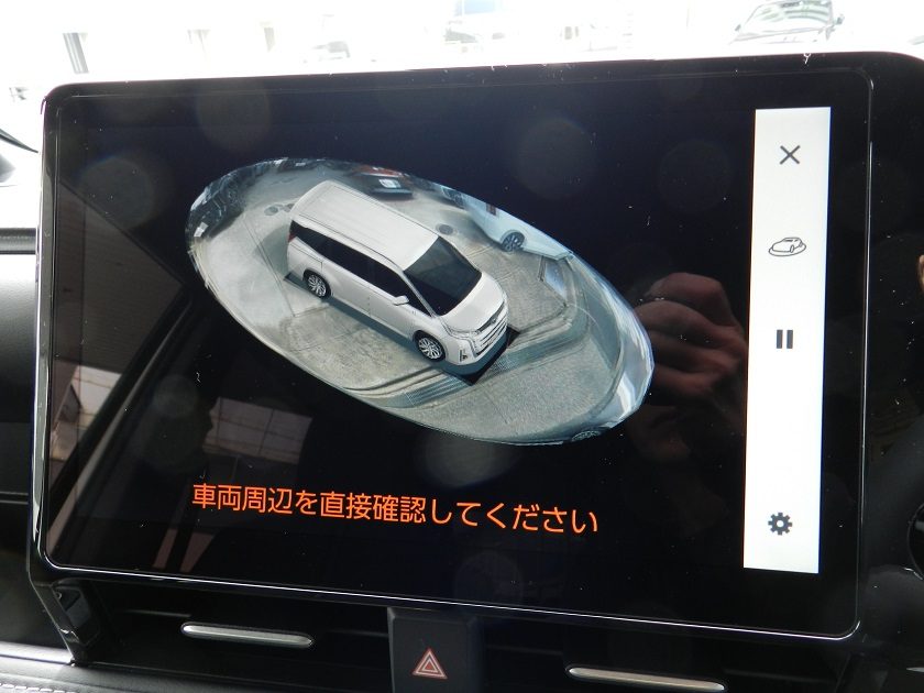 ノア S-Z パノラミックビューモニター 3D俯瞰表示